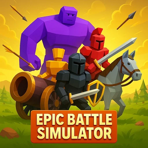 Epic Battle Simulator Unblocked - Thousands of stickman soldiers clashing in massive battlefield chaos, play free online no download